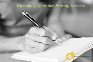 Custom Dissertation writing services